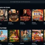Sekcja gier na żywo w aktualnym katalogu gier Snatch Casino